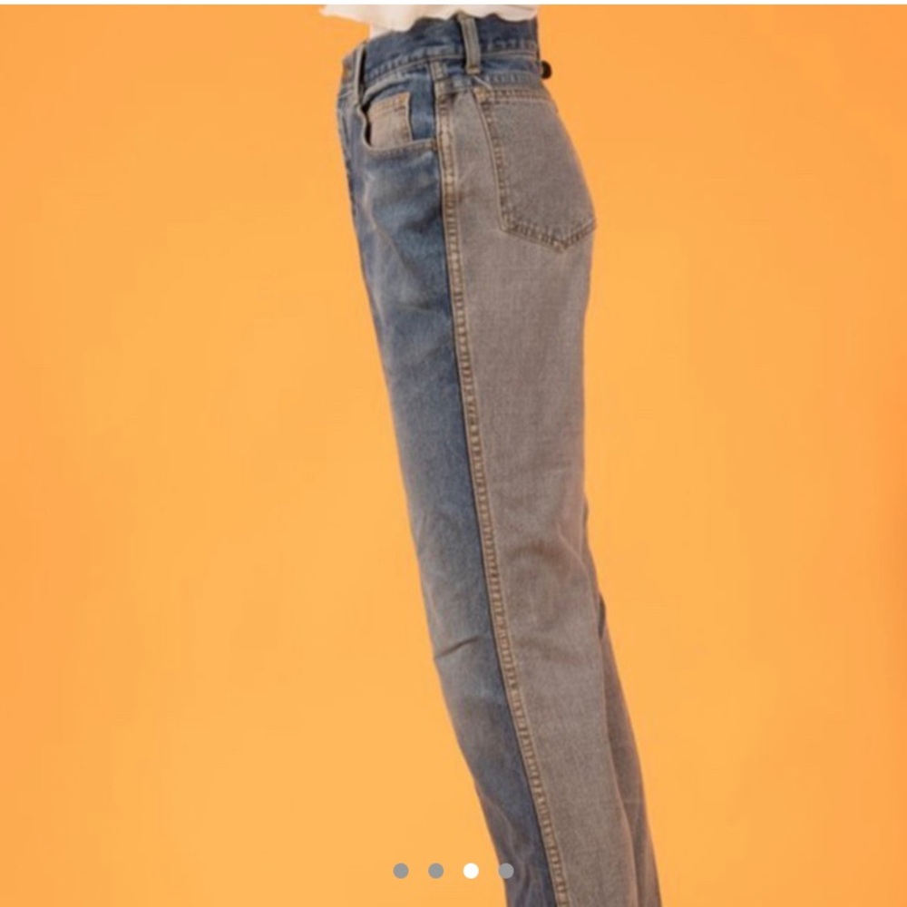 Very Cute Two Toned Straight Leg Pants